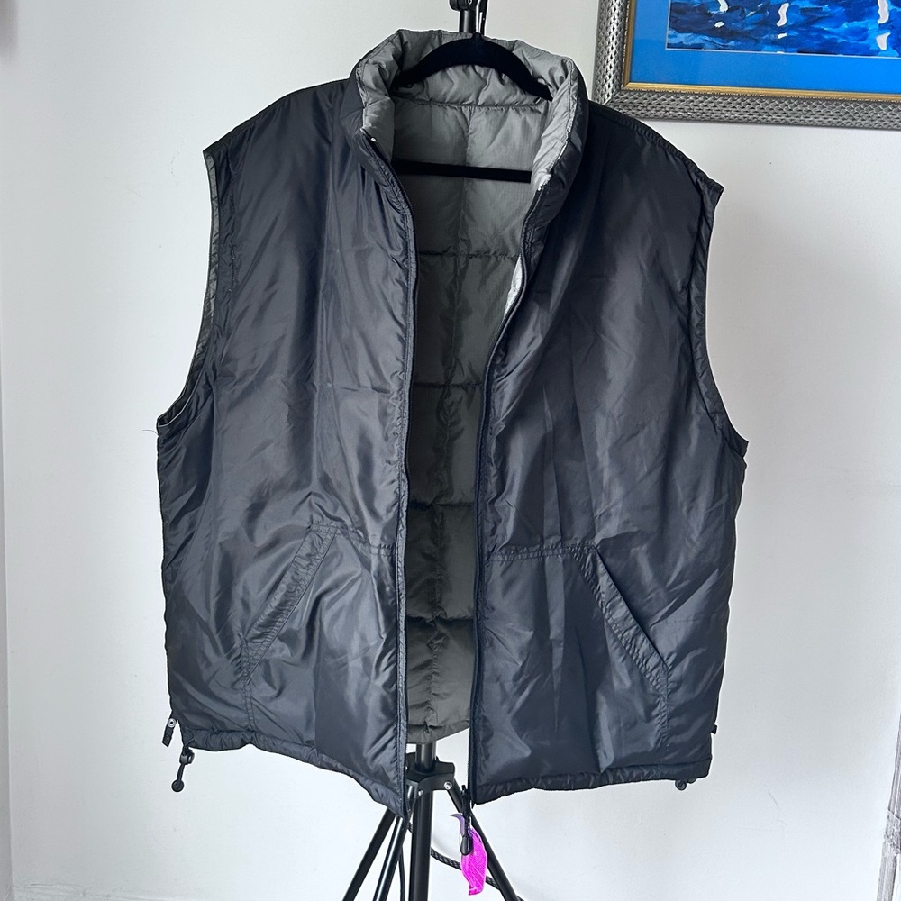 Gap vintage Men’s Reversible Down filled Zip Up skiing puffer Down fill size XXL - Picture 3 of 15